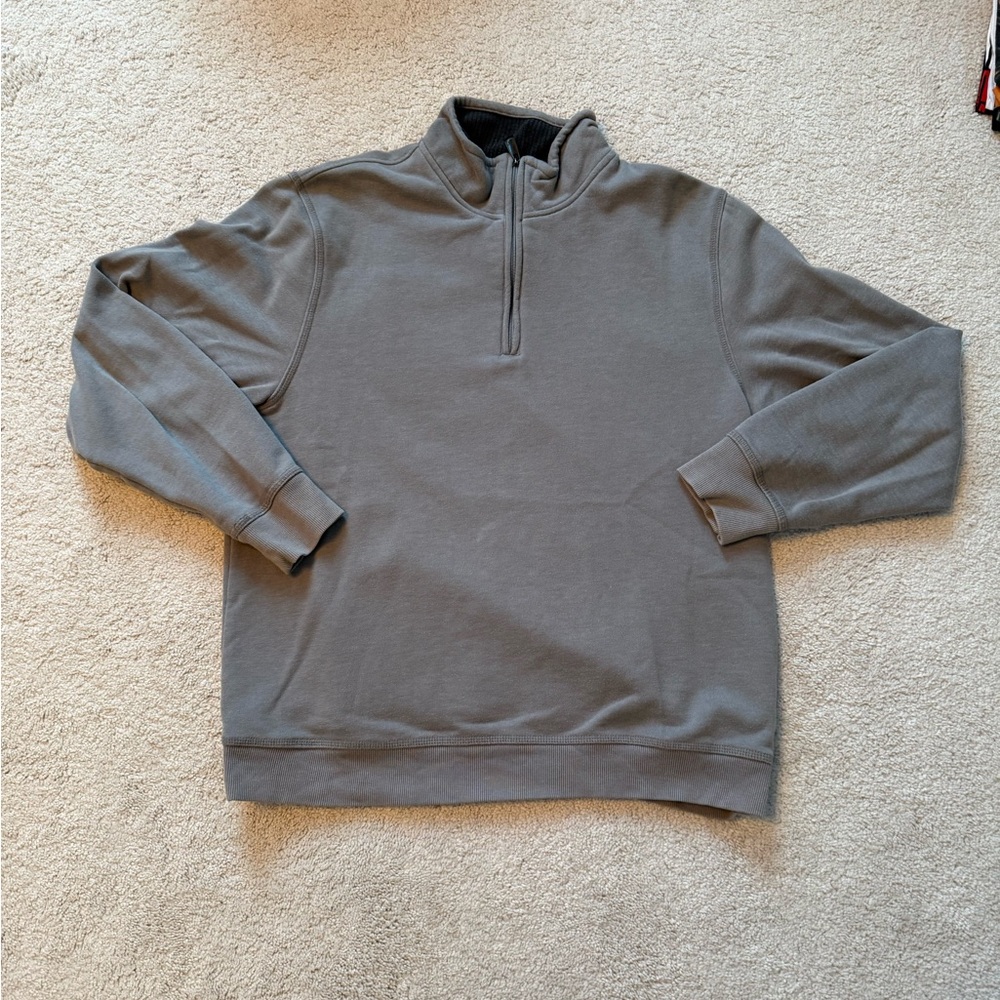 Arrow Men's Charcoal Zip-Up Sweater